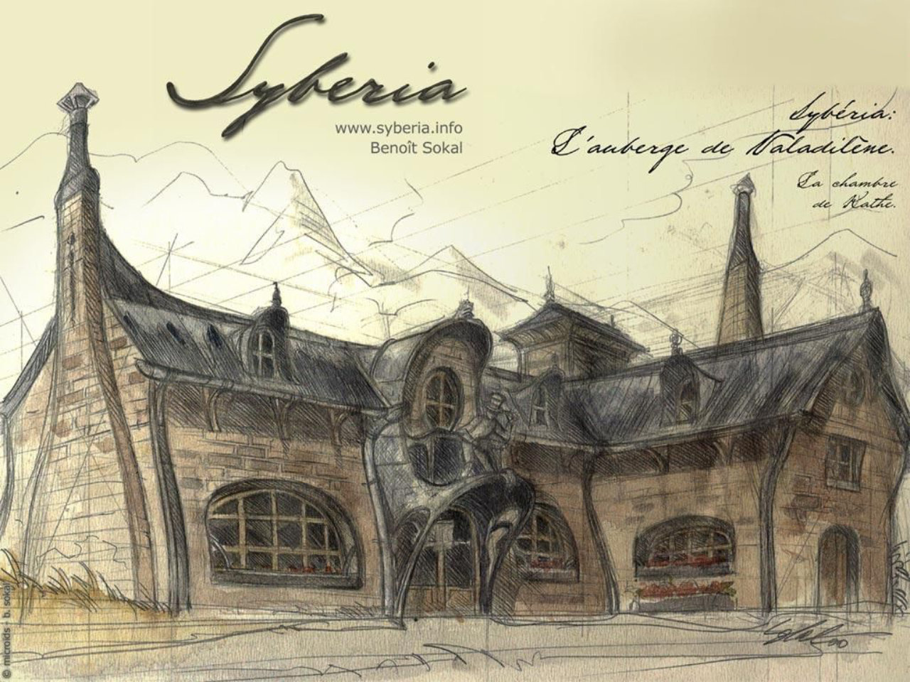 Syberia, les dessins de Benoit Sokal